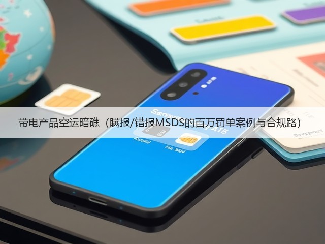 带电产品空运暗礁(瞒报/错报MSDS的百万罚单案例与合规路)(图1) 带电产品空运暗礁(瞒报/错报MSDS的百万罚单案例与合规路)(图1)