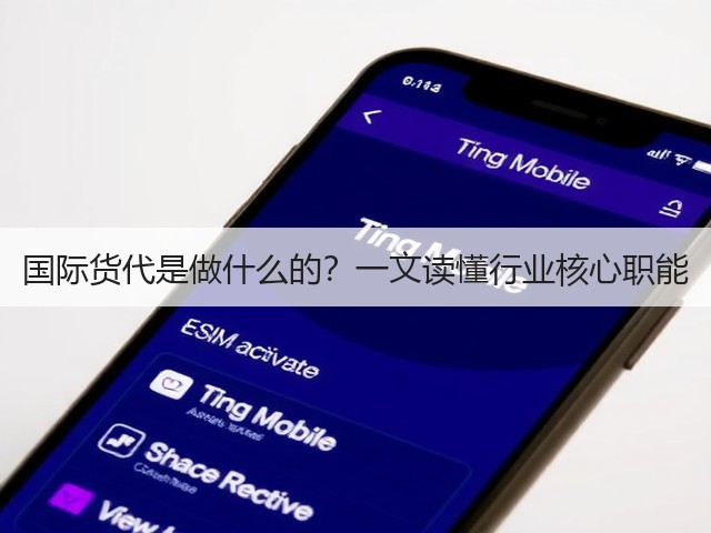 国际货代是做什么的?一文读懂行业核心职能(图3) 国际货代是做什么的?一文读懂行业核心职能(图3)