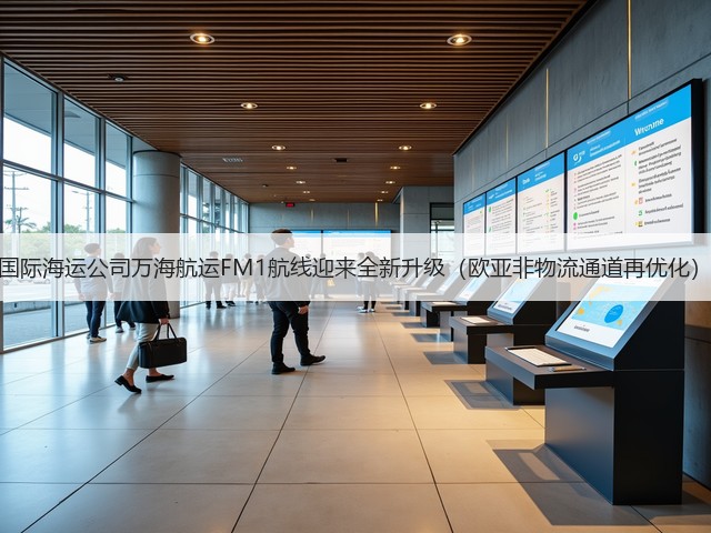国际海运公司万海航运FM1航线迎来全新升级（欧亚非物流通道再优化）(图2)