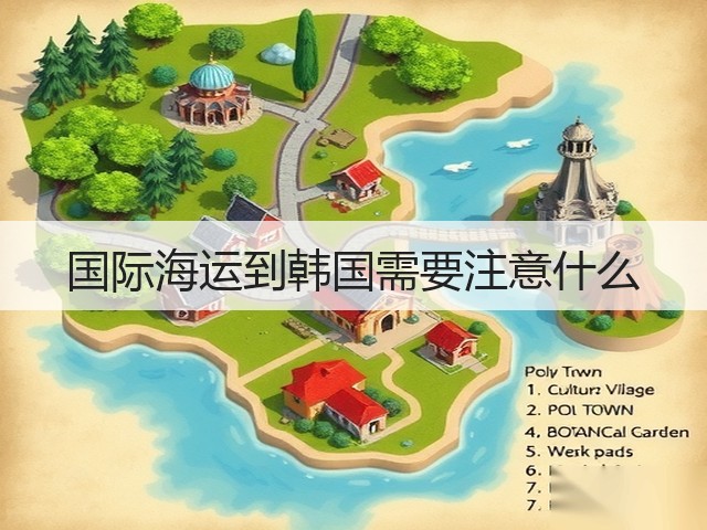 国际海运到韩国需要注意什么(图3) 国际海运到韩国需要注意什么(图3)