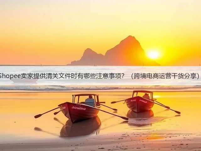 Shopee卖家提供清关文件时有哪些注意事项？（跨境电商运营干货分享）(图3)