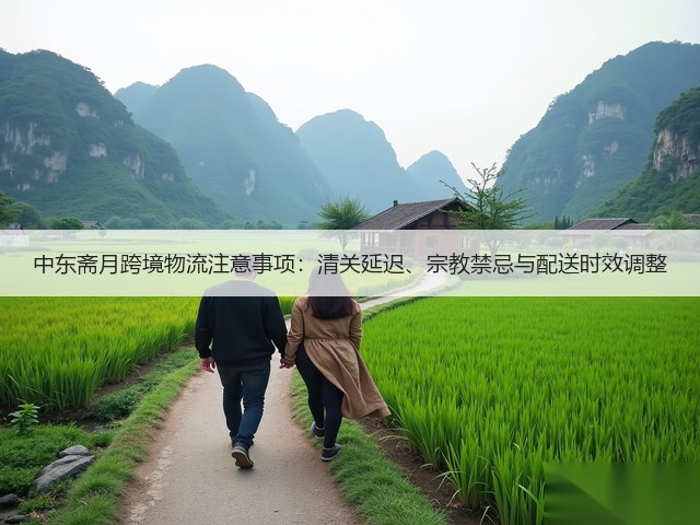 中东斋月跨境物流注意事项:清关延迟、宗教禁忌与配送时效调整(图1) 中东斋月跨境物流注意事项:清关延迟、宗教禁忌与配送时效调整(图1)
