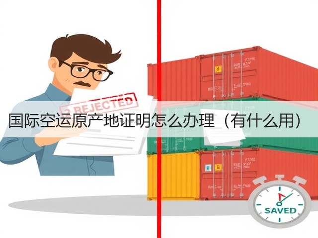 国际空运原产地证明怎么办理（有什么用）(图1)