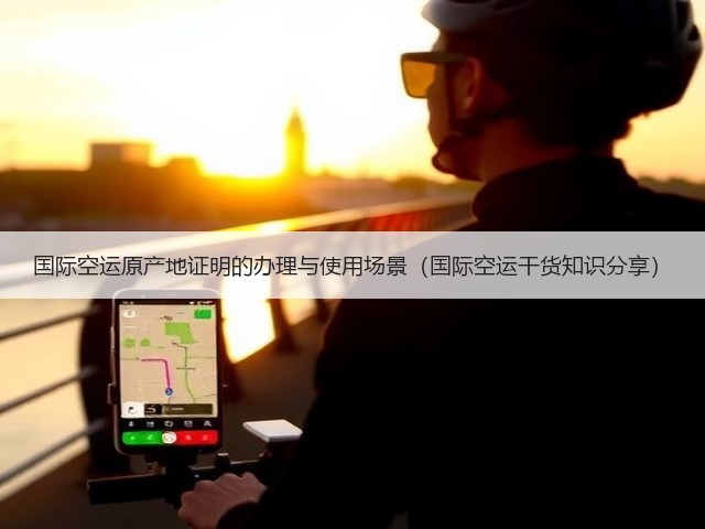 国际空运原产地证明的办理与使用场景（国际空运干货知识分享）(图1)