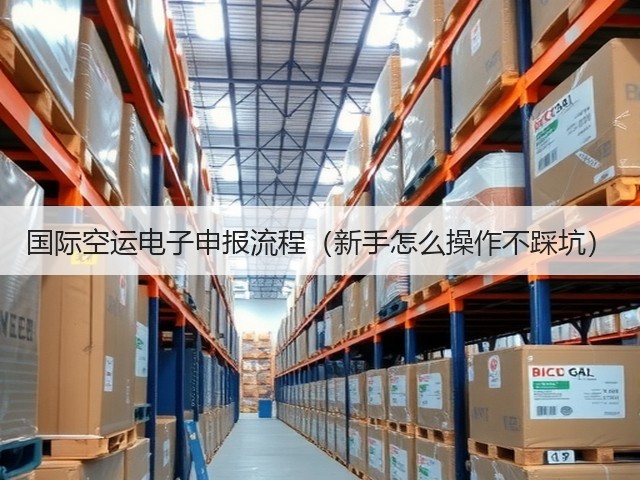国际空运电子申报流程(新手怎么操作不踩坑)(图1) 国际空运电子申报流程(新手怎么操作不踩坑)(图1)
