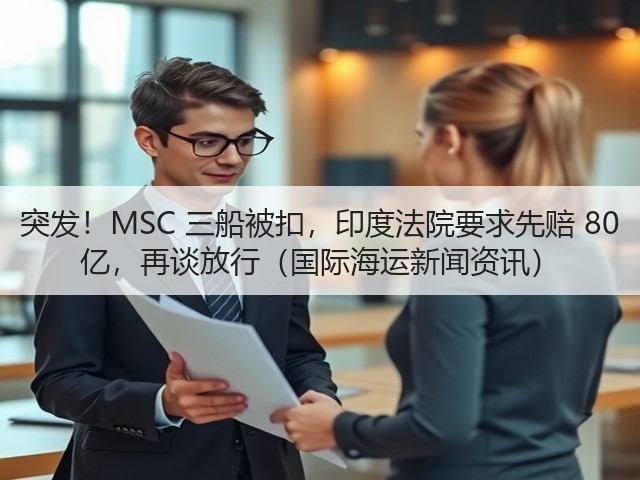 突发！MSC 三船被扣，印度法院要求先赔 80 亿，再谈放行（国际海运新闻资讯）(图1)