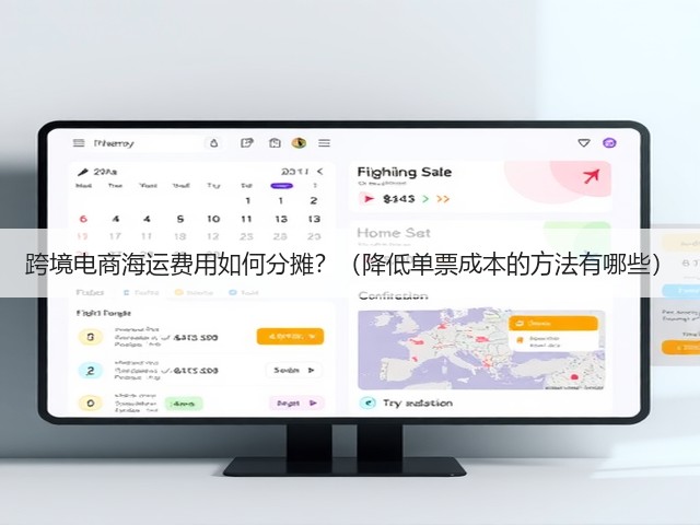 跨境电商海运费用如何分摊？（降低单票成本的方法有哪些）(图1)