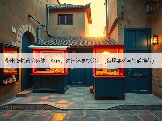 带电货物跨境运输:空运、海运还是快递?(合规要求与渠道推荐)(图1) 带电货物跨境运输:空运、海运还是快递?(合规要求与渠道推荐)(图1)