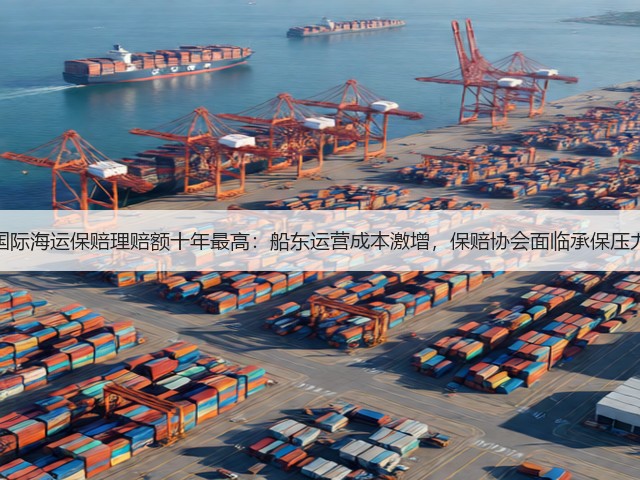 国际海运保赔理赔额十年最高:船东运营成本激增,保赔协会面临承保压力(图2) 国际海运保赔理赔额十年最高:船东运营成本激增,保赔协会面临承保压力(图2)