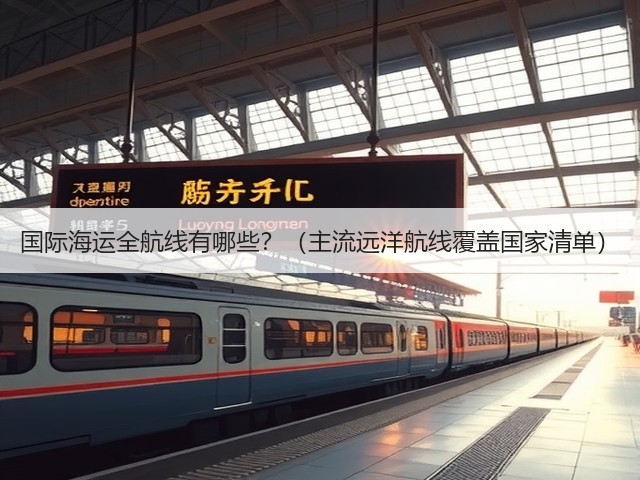 国际海运全航线有哪些？（主流远洋航线覆盖国家清单）(图3)