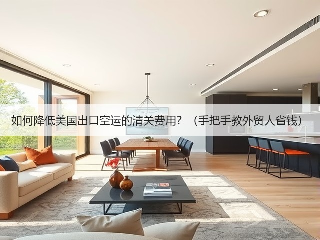 如何降低美国出口空运的清关费用?(手把手教外贸人省钱)(图3) 如何降低美国出口空运的清关费用?(手把手教外贸人省钱)(图3)
