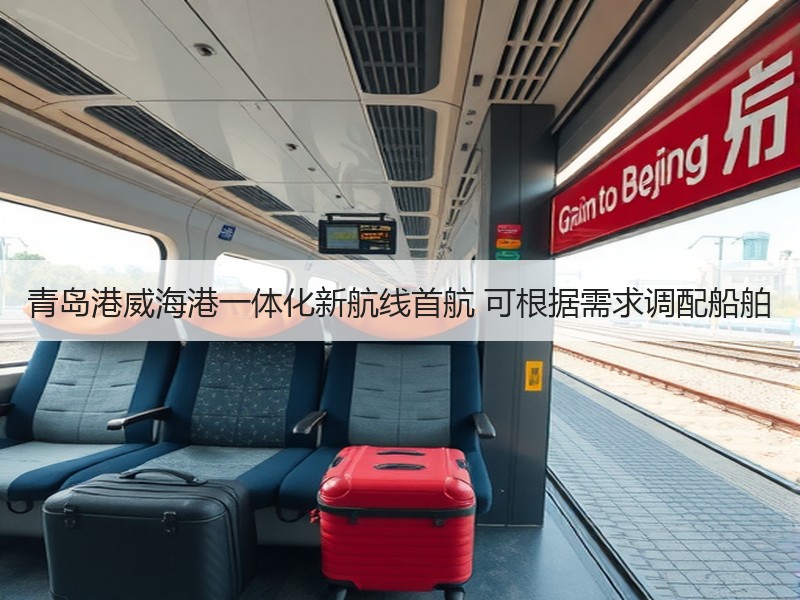 青岛港威海港一体化新航线首航 可根据需求调配船舶