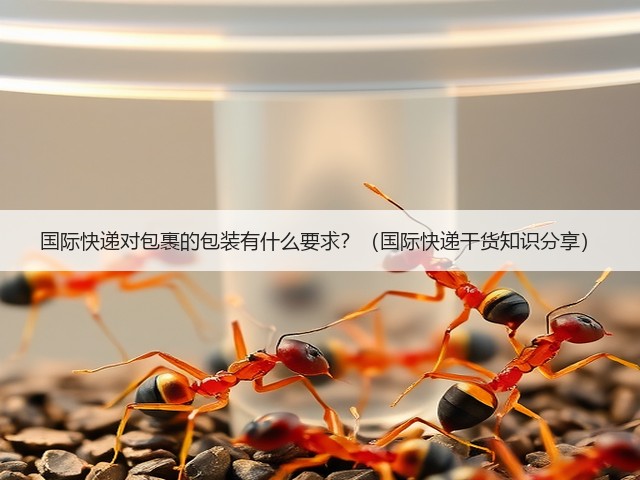 国际快递对包裹的包装有什么要求？（国际快递干货知识分享）(图3)
