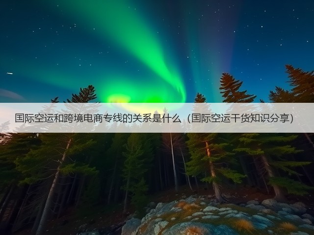 国际空运和跨境电商专线的关系是什么(国际空运干货知识分享)(图2) 国际空运和跨境电商专线的关系是什么(国际空运干货知识分享)(图2)