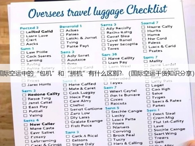 国际空运中的“包机”和“拼机”有什么区别?(国际空运干货知识分享)(图3) 国际空运中的“包机”和“拼机”有什么区别?(国际空运干货知识分享)(图3)