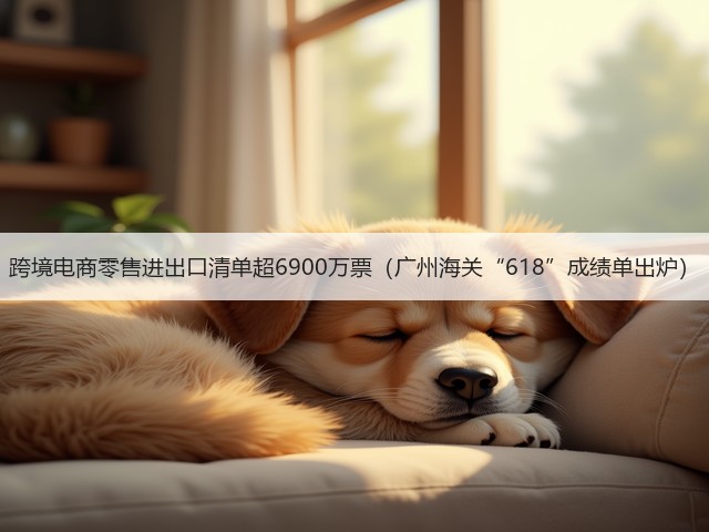 跨境电商零售进出口清单超6900万票（广州海关“618”成绩单出炉）(图3)
