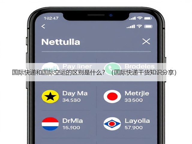 国际快递和国际空运的区别是什么？（国际快递干货知识分享）(图3)