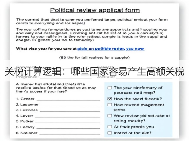 关税计算逻辑：哪些国家容易产生高额关税(图3)