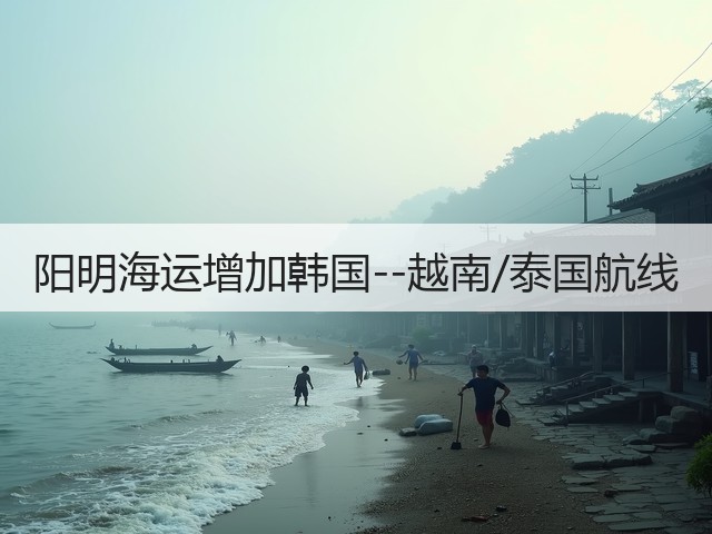 阳明海运增加韩国--越南/泰国航线(图1)