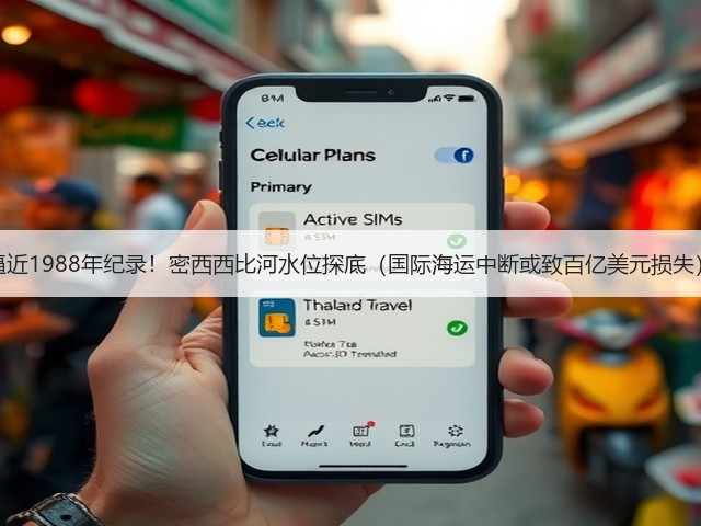 逼近1988年纪录！密西西比河水位探底（国际海运中断或致百亿美元损失）(图3)