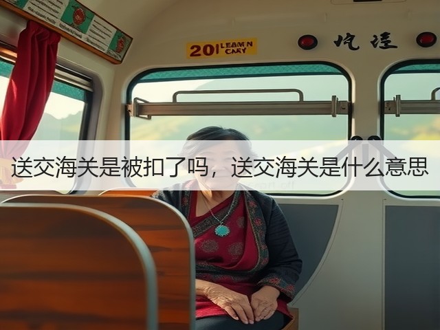 送交海关是被扣了吗，送交海关是什么意思(图1)