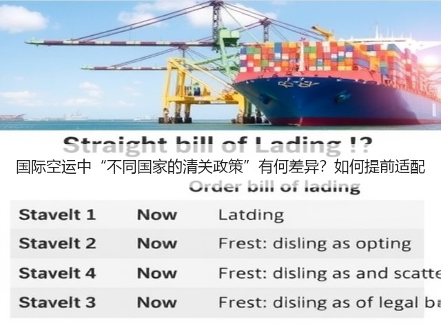 国际空运中“不同国家的清关政策”有何差异?如何提前适配(图2) 国际空运中“不同国家的清关政策”有何差异?如何提前适配(图2)