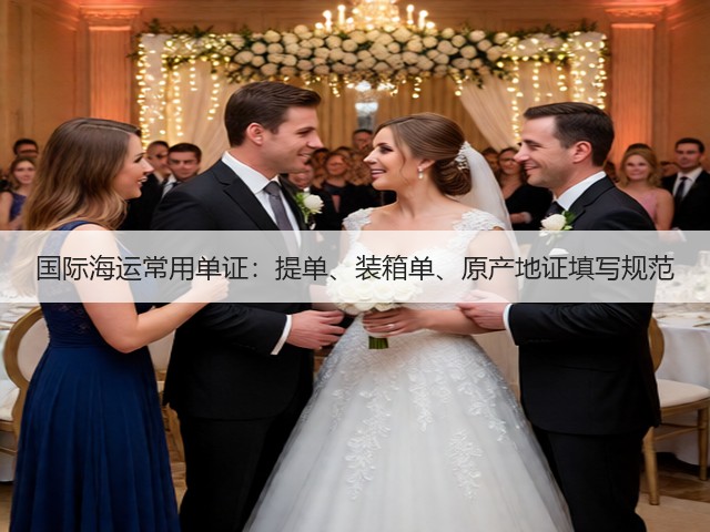 国际海运常用单证：提单、装箱单、原产地证填写规范(图1)