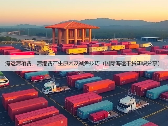 海运滞箱费、滞港费产生原因及减免技巧(国际海运干货知识分享)(图1) 海运滞箱费、滞港费产生原因及减免技巧(国际海运干货知识分享)(图1)