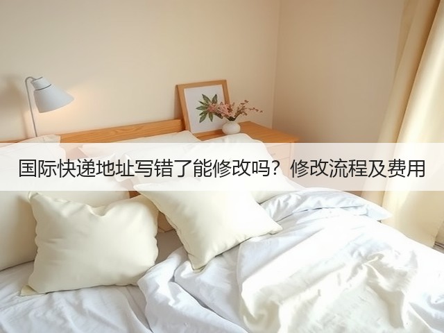 国际快递地址写错了能修改吗?修改流程及费用(图3) 国际快递地址写错了能修改吗?修改流程及费用(图3)