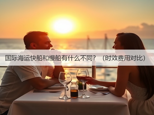 国际海运快船和慢船有什么不同？（时效费用对比）(图1)