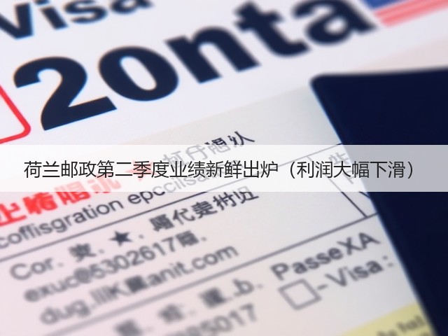 荷兰邮政第二季度业绩新鲜出炉（利润大幅下滑）(图2)