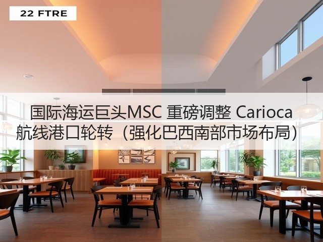 国际海运巨头MSC 重磅调整 Carioca 航线港口轮转（强化巴西南部市场布局）(图3)