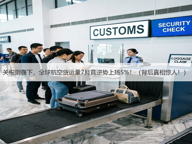 关税阴霾下,全球航空货运量7月竟逆势上扬5%!(背后真相惊人!)(图1) 关税阴霾下,全球航空货运量7月竟逆势上扬5%!(背后真相惊人!)(图1)