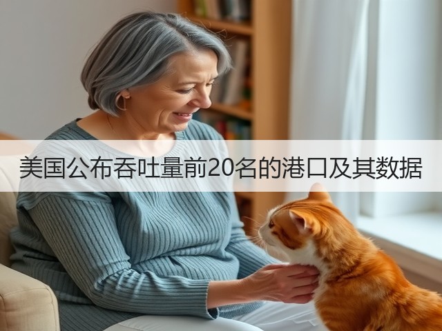 美国公布吞吐量前20名的港口及其数据(图1)