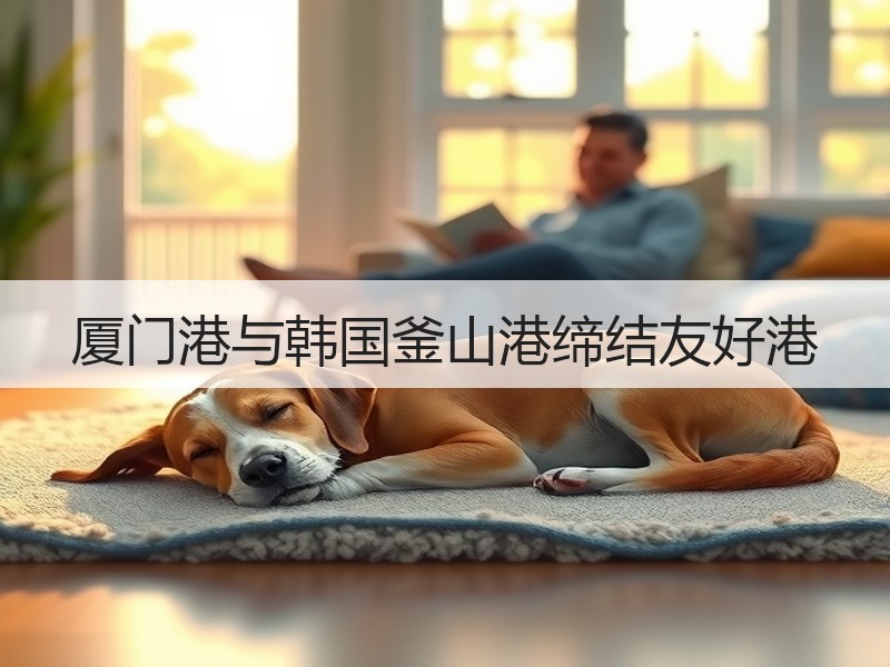 厦门港与韩国釜山港缔结友好港