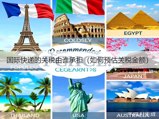 国际快递的关税由谁承担(如何预估关税金额)(图3) 国际快递的关税由谁承担(如何预估关税金额)(图3)