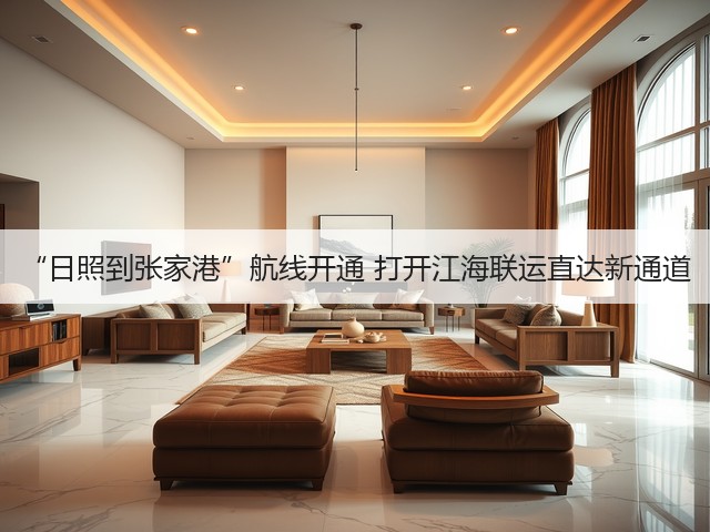 “日照到张家港”航线开通 打开江海联运直达新通道(图2)