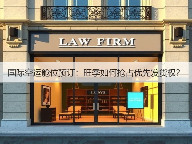 国际空运舱位预订:旺季如何抢占优先发货权?(图3) 国际空运舱位预订:旺季如何抢占优先发货权?(图3)