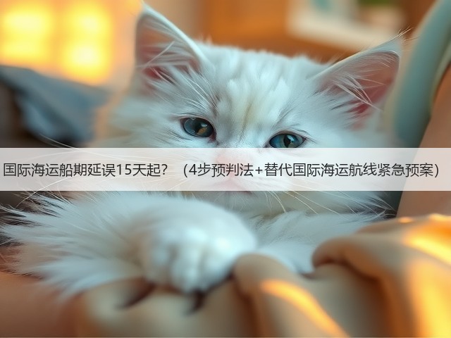 国际海运船期延误15天起？（4步预判法+替代国际海运航线紧急预案）(图1)