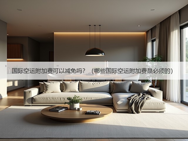 国际空运附加费可以减免吗?(哪些国际空运附加费是必须的)(图1) 国际空运附加费可以减免吗?(哪些国际空运附加费是必须的)(图1)