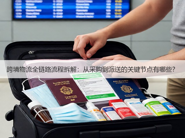 跨境物流全链路流程拆解：从采购到派送的关键节点有哪些？(图1)