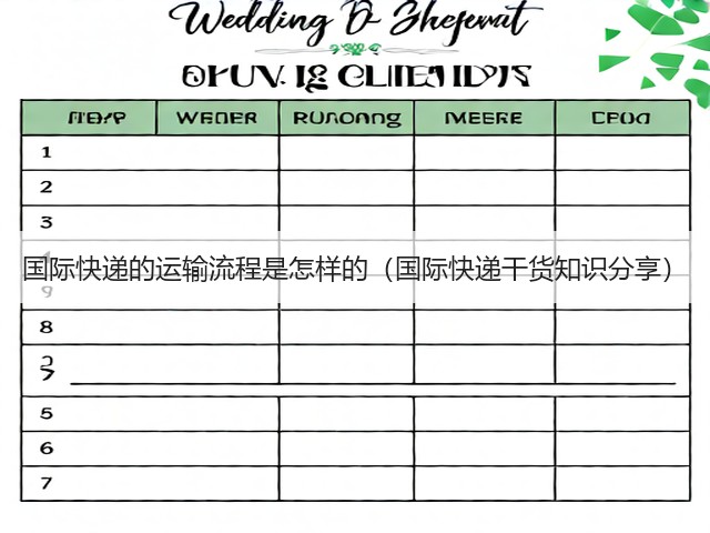 国际快递的运输流程是怎样的(国际快递干货知识分享)(图1) 国际快递的运输流程是怎样的(国际快递干货知识分享)(图1)