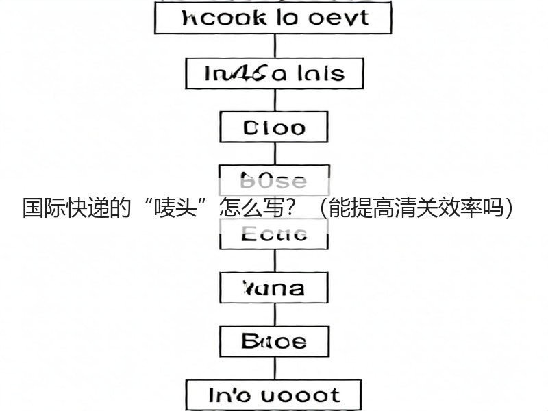 国际快递的“唛头”怎么写？（能提高清关效率吗）