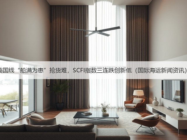 美国线“船满为患”抢货难，SCFI指数三连跌创新低（国际海运新闻资讯）(图1)