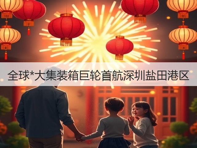 全球*大集装箱巨轮首航深圳盐田港区(图1)