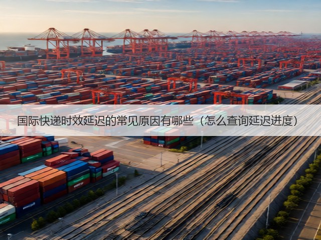 国际快递时效延迟的常见原因有哪些(怎么查询延迟进度)(图3) 国际快递时效延迟的常见原因有哪些(怎么查询延迟进度)(图3)