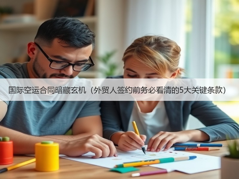 国际空运合同暗藏玄机（外贸人签约前务必看清的5大关键条款）