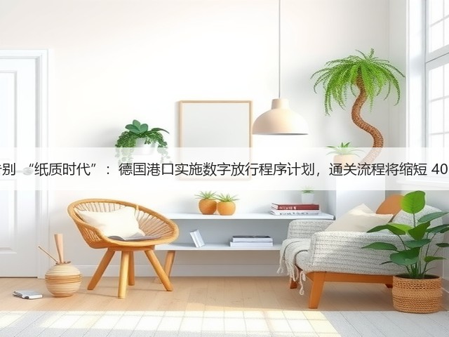 告别 “纸质时代”:德国港口实施数字放行程序计划,通关流程将缩短 40%(图2) 告别 “纸质时代”:德国港口实施数字放行程序计划,通关流程将缩短 40%(图2)