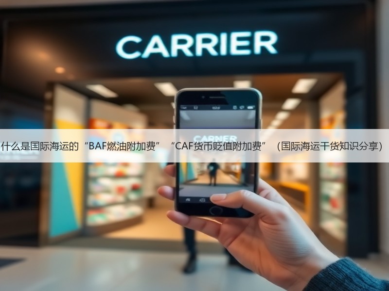 什么是国际海运的“BAF燃油附加费”“CAF货币贬值附加费”（国际海运干货知识分享）